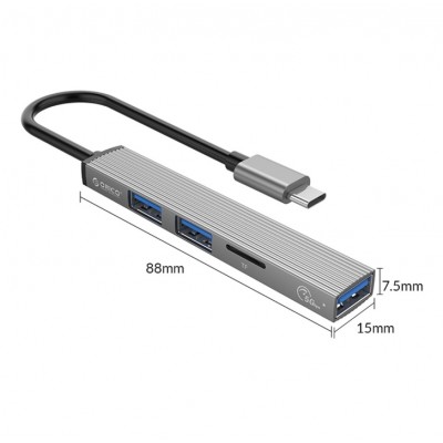 Orico Hub USB-C 3xport...